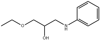 1-ETHOXY-3-PHENYLAMINO-PROPAN-2-OL 结构式