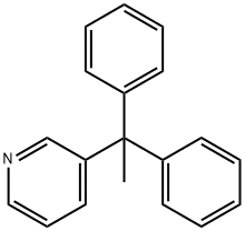 3-(1,1-DIPHENYLETHYL)PYRIDINE 结构式