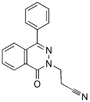 3-(1-OXO-4-PHENYLPHTHALAZIN-2(1H)-YL)PROPANENITRILE 结构式