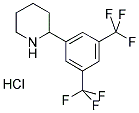 2-(3,5-Bis-trufluoromethylphenyl) piperidine HCl 结构式