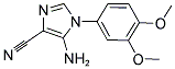 5-AMINO-1-(3,4-DIMETHOXYPHENYL)-1H-IMIDAZOLE-4-CARBONITRILE 结构式