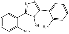 2-[4-AMINO-5-(2-AMINOPHENYL)-4H-1,2,4-TRIAZOL-3-YL]PHENYLAMINE 结构式