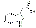 (2,4,6-TRIMETHYL-1H-INDOL-3-YL)-ACETIC ACID 结构式