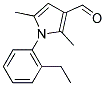 1-(2-ETHYLPHENYL)-2,5-DIMETHYL-1H-PYRROLE-3-CARBALDEHYDE 结构式