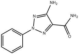 5-氨基-2-苯基-2H-1,2,3-三唑-4-甲酰胺 结构式