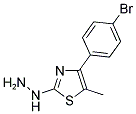 [4-(4-BROMO-PHENYL)-5-METHYL-THIAZOL-2-YL]-HYDRAZINE 结构式