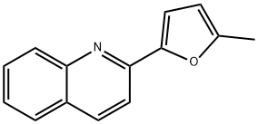 2-(5-Methyl-2-furanyl)quinoline 结构式