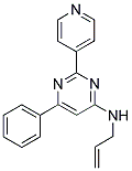 N-ALLYL-6-PHENYL-2-PYRIDIN-4-YLPYRIMIDIN-4-AMINE 结构式