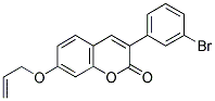 7-ALLYLOXY-3(3'-BROMOPHENYL)COUMARIN 结构式