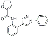 N-[2-(1-PHENYL-1H-PYRAZOL-4-YL)PHENYL]-2-FURAMIDE 结构式