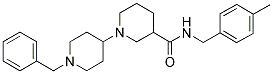 1-(1-BENZYLPIPERIDIN-4-YL)-N-(4-METHYLBENZYL)PIPERIDINE-3-CARBOXAMIDE 结构式