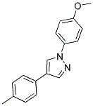 1-(4-METHOXYPHENYL)-4-(4-METHYLPHENYL)-1H-PYRAZOLE 结构式