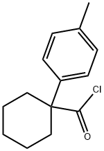 1-P-TOLYL-CYCLOHEXANECARBONYL CHLORIDE 结构式