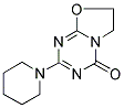 2-PIPERIDIN-1-YL-6,7-DIHYDRO-4H-[1,3]OXAZOLO[3,2-A][1,3,5]TRIAZIN-4-ONE 结构式