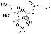 O-n-Butanoyl-2,3-O-isopropylidene-α-D-mannofuranoside 结构式