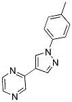 2-[1-(4-METHYLPHENYL)-1H-PYRAZOL-4-YL]PYRAZINE 结构式