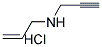 烯丙基丙炔胺 盐酸盐(丙-2-烯-1-基)(丙-2-炔-1-基)胺 盐酸盐 结构式