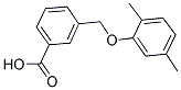 3-((2,5-二甲基苯氧基)甲基)苯甲酸 结构式