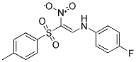2-((4-Fluorophenyl)amino)-1-((4-methylphenyl)sulfonyl)-1-nitroethene 结构式