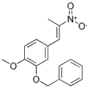 1-(3-BENZYLOXY-4-METHOXYPHENYL)-2-NITROPROPENE 结构式