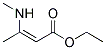 3-METHYLAMINO-BUT-2-ENOIC ACID ETHYL ESTER 结构式