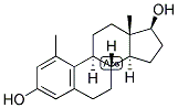 1,3,5(10)-Estratrien-1-methyl-3,17-diol 结构式