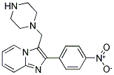2-(4-NITRO-PHENYL)-3-PIPERAZIN-1-YLMETHYL-IMIDAZO-[1,2-A]PYRIDINE 结构式
