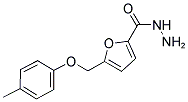 5-P-TOLYLOXYMETHYL-FURAN-2-CARBOXYLIC ACID HYDRAZIDE 结构式