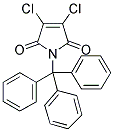 3,4-DICHLORO-1-TRIPHENYLMETHYL-MALEIMIDE 结构式