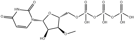 3'-O-METHYLURIDINE-5'-TRIPHOSPHATE LITHIUM SALT 结构式