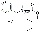 (S)-2-(苄基氨基)己酸甲酯盐酸盐 结构式