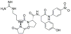 SUC-ARG-PRO-TYR-PNA 结构式