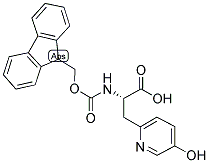 FMOC-L-ALA-[3-(6-(3-HYDROXYPYRIDINE))] 结构式