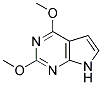 2,6-DIMETHOXY-7-DEAZAPURINE 结构式