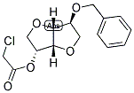 5-CHLOROACETOXY-2-BENZYLOXYISOSORBIDE 结构式