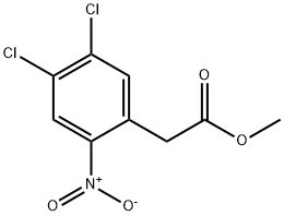 METHYL 2-(4,5-DICHLORO-2-NITROPHENYL)ACETATE 结构式