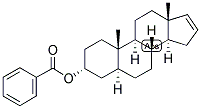 16,(5-ALPHA)-ANDROSTEN-3-ALPHA-OL BENZOATE 结构式