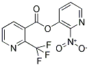 2-(Trifluoromethyl)pyridine-3-carboxylic acid, 2-nitropyridin-3-yl ester 结构式