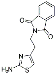 2-[2-(2-Amino-1,3-thiazol-4-yl)ethyl]-1H-isoindole-1,3(2H)-dione 结构式