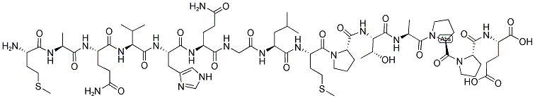 H-Met-Ala-Gln-Val-His-Gln-Gly-Leu-Met-Pro-Thr-Ala-Pro-Pro-Glu-OH 结构式