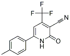 3-CYANO-4-TRIFLUOROMETHYL-6-(4'-METHYLPHENYL)-PYRIDINE-2-ONE 结构式