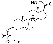 21-HYDROXYPREGNENOLONE 3 SULPHATE 结构式