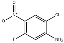 2-氯-4-硝基-5-氟苯胺 结构式
