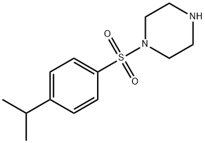 1-(4-异丙苯基)磺酰基哌嗪 结构式