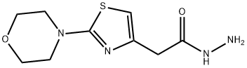 2-[2-(吗啉-4-基)-1,3-噻唑-4-基]乙酰肼 结构式