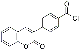 4-(2-OXO-2H-CHROMEN-3-YL)-BENZOYL CHLORIDE 结构式