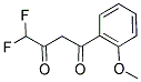 4,4-二氟-1-(2-甲氧基苯基)丁烷-1,3-二酮 结构式