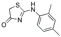 2-(2,4-DIMETHYL-PHENYLAMINO)-THIAZOL-4-ONE 结构式