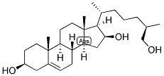 5-CHOLESTEN-3-BETA, 16-BETA, 26(25R)-TRIOL 结构式