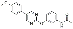 N-(3-([5-(4-METHOXYPHENYL)PYRIMIDIN-2-YL]OXY)PHENYL)ACETAMIDE 结构式